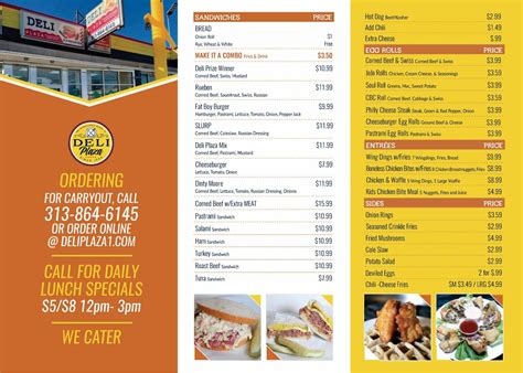 Menu – Deli Plaza