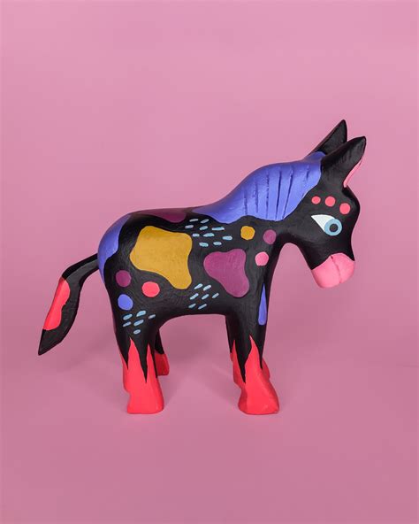 Hand-Painted Donkey on Behance