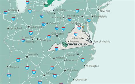 Regional Maps | Virginia's New River Valley