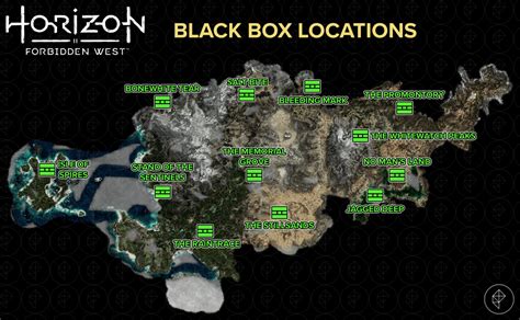 Black Box locations in Horizon Forbidden West - Polygon