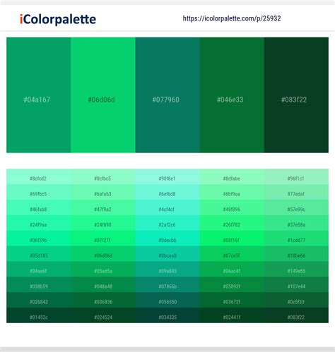 1 Latest Color Schemes with Malachite And Bottle Green Color tone combinations | 2024 ...