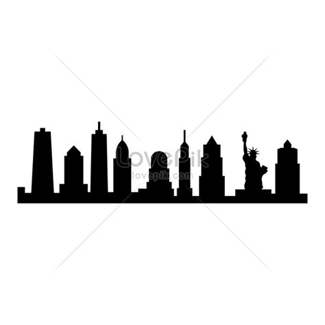 New york skyline in vector graphics image_picture free download 450111258_lovepik.com