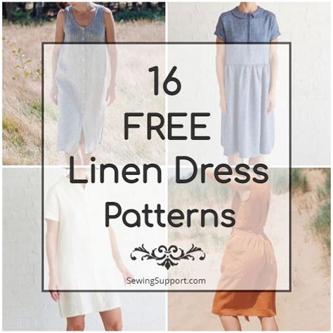 Free Linen Dress Patterns | Linen dress pattern, Dress patterns free ...