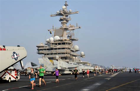 Photos: Life Aboard the USS George H.W. Bush Aircraft Carrier