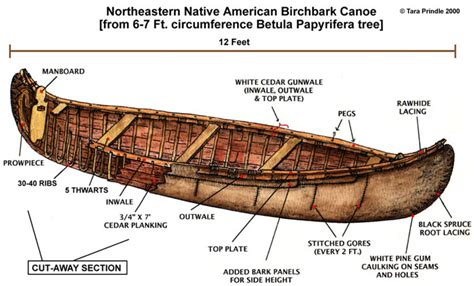 NativeTech: NativeTech: Birchbark Canoe Detail