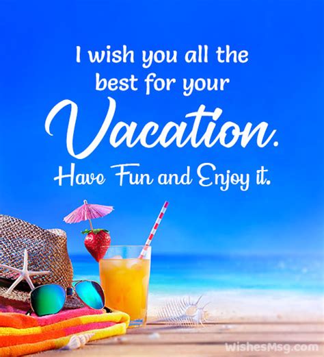 Enjoy Your Vacation Wishes and Messages | WishesMsg (2024)