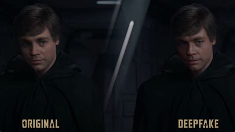 Deepfake Tech Improves Luke Skywalker CGI in THE MANDALORIAN — GeekTyrant