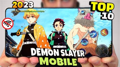 TOP 10 Best Demon Slayer Offline And Online ( Android / IOS ) 2023 ...