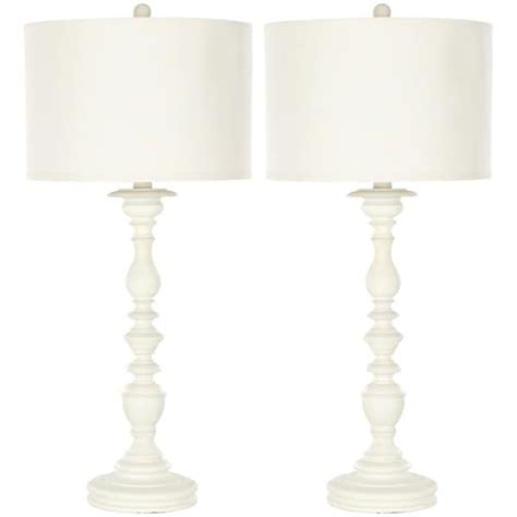 Safavieh Lighting 32.5-inch French Candlestick White Table Lamps (Set of 2) - 14618389 ...