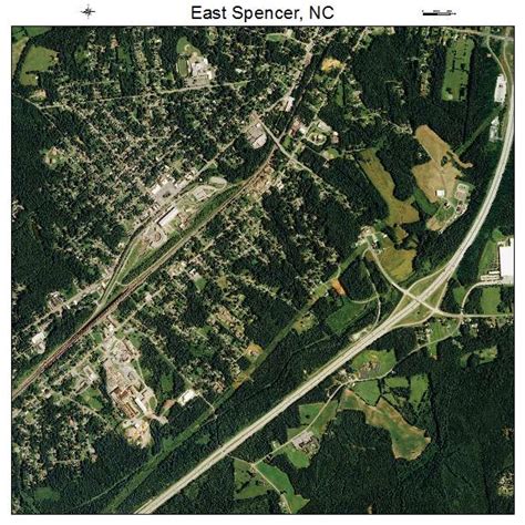 Aerial Photography Map of East Spencer, NC North Carolina