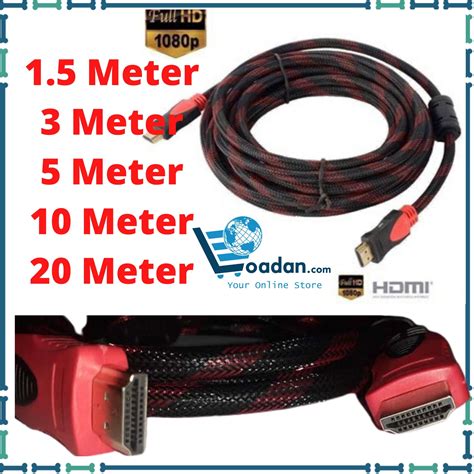 Universal HDMI to HDMI Male to Male Cable 1.5M or 3,5,10,20 Meter Long ...