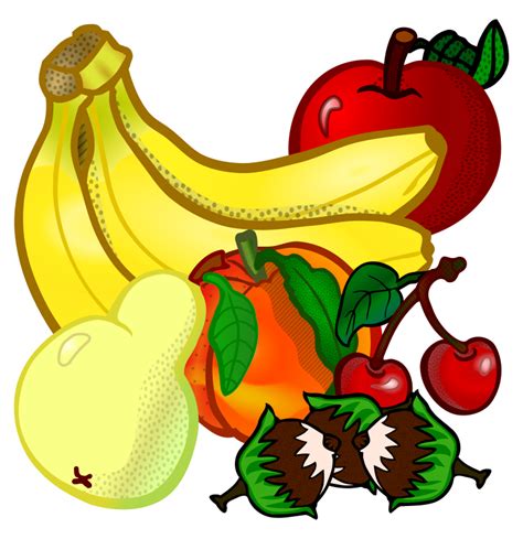 fruits - coloured - Openclipart