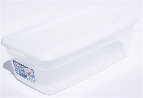 Home & Garden 6-qt Clear Shoebox Sterilite 6 Quart Plastic Shoe Box fabrictown.ca