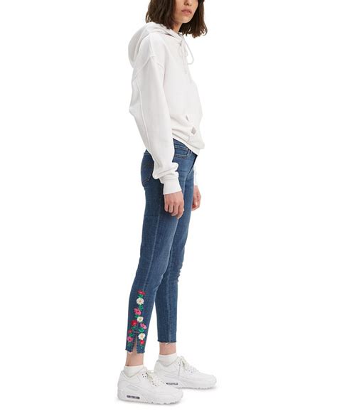 Levi's Women's 711 Embroidered Skinny Jeans - Macy's