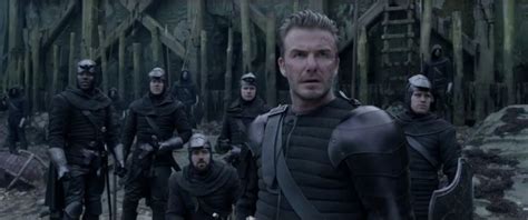 Watch David Beckham get his acting on in King Arthur