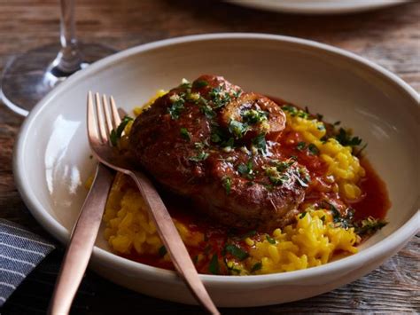 Osso Buco with Risotto Milanese Recipe | Food Network Kitchen | Food Network