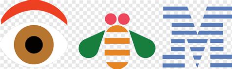 Eye Bee M логотип иллюстрации, Bee Logo, графический дизайнер IBM, IBM, текст, глаз, круг png ...