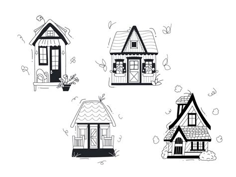 Doodle houses by Mariya on Dribbble