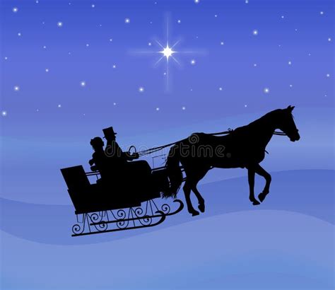 Night Sleigh Ride Royalty Free Stock Photo - Image: 7074515