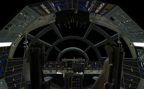 Stinson's All Things Star Wars Blog: Millennium Falcon Cockpit Mystery ...