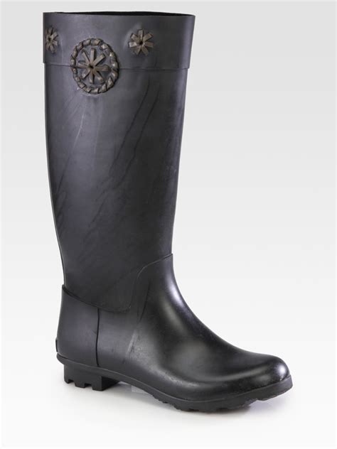 Jack Rogers Whirlaway Tall Rain Boots in Black | Lyst