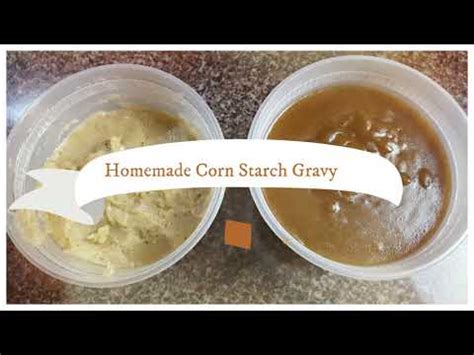 Homemade Corn Starch Gravy in 8 minutes | Thanksgiving Ideas| Cooking ...