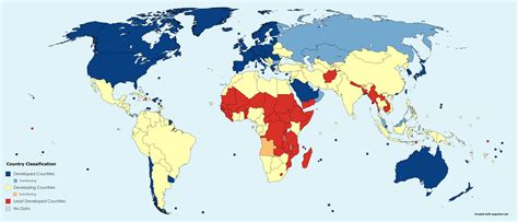 Developed Countries of 2020 : r/MapPorn