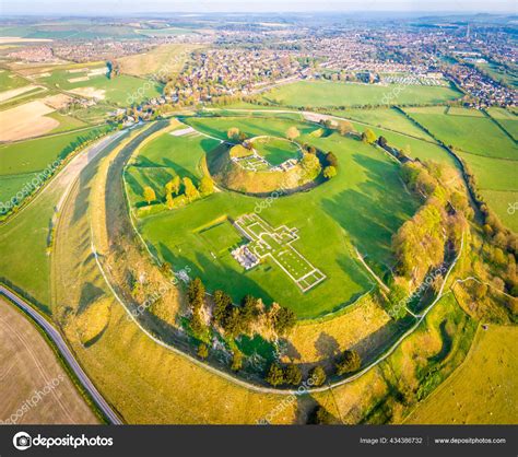 Aerial View Old Sarum England Stock Photo by ©alexey.fedoren@gmail.com ...