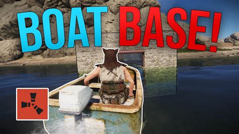 Setting up an AWESOME BOAT Base! - Rust Solo - YouTube