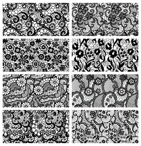 17 Lace Pattern Vector Images - Black Lace Pattern Vector, Black and White Pattern Vector Free ...