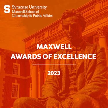 Maxwell Celebrates Four Exceptional Alumni at Annual Awards of Excellence