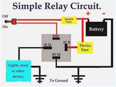 How To Wire A 5 Pin Relay Switch Diagram