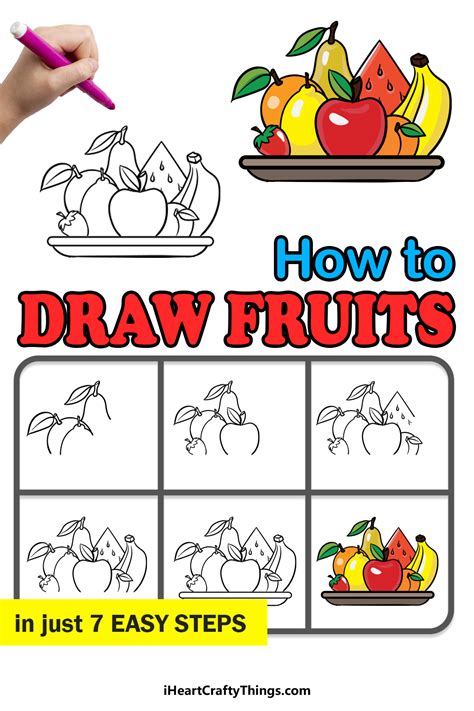 Simple Fruit Drawing