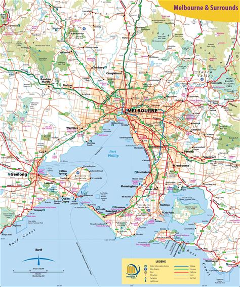 Victoria Touring Map - New Edition - Meridian Maps