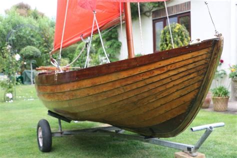 12' traditional wooden sailing dinghy for sale