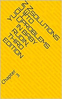 Amazon.com: Solutions to Problems in Baby Rudin, Third Edition: Chapter ...