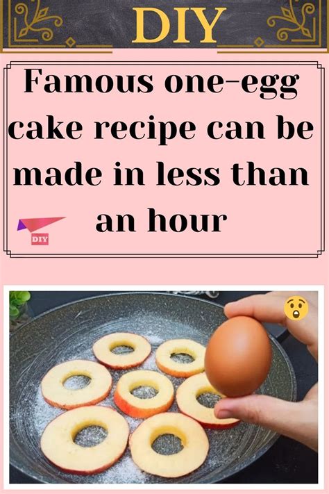 Famous one-egg cake recipe can be made in less than an hour | Life ...