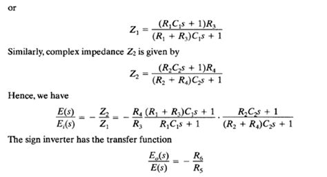 Lag-lead Compensator Using Operational Amplifiers