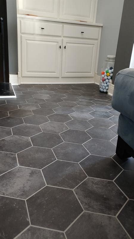 Black Hexagon Vinyl Flooring – Flooring Guide by Cinvex