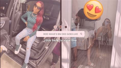 ROD WAVE GIRLFRIEND / BABY MOMMA DEE GOES LIVE AND GOES OFF ON FANS WHO ...