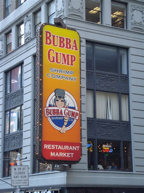 Bubba Gump Shrimp, Times Square, NYC.. (Been there!)