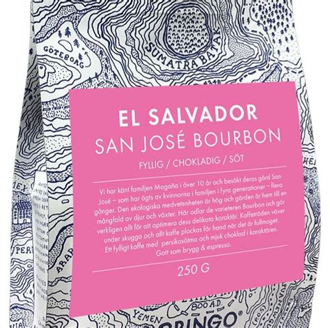 Gringo Nordic El Salvador San José Bourbon 250 g Coffee Beans - Crema