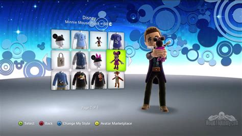 Xbox Live Disney Avatar Clothes - YouTube