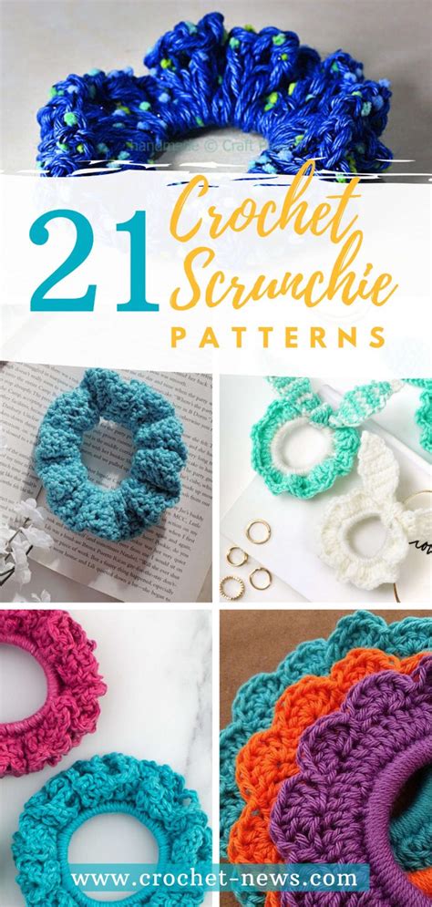 21 Crochet Scrunchie Patterns - Crochet News