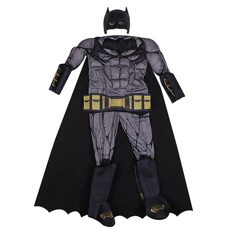 Buy Dawn Of Justice Boys Cool Deluxe Muscle Batman Child DC Movie ...