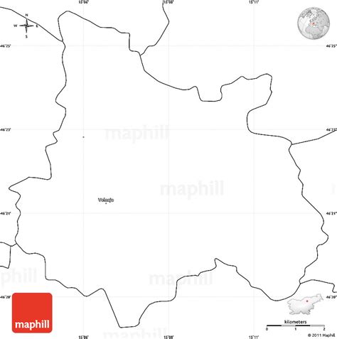 Blank Simple Map of Velenje