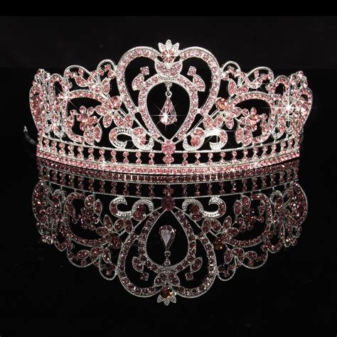 Luxury Women Girls Crystal Rhinestone Wedding Tiara Crown Prom Pageant ...