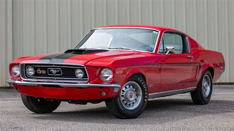 Special Red 1968 Ford Mustang