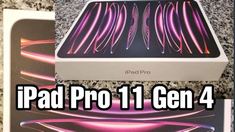 UNBOXING An iPad Pro 11 Gen 4 And Setting It Up - YouTube