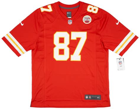 2013-23 Kansas City Chiefs Kelce #87 Nike Game Home Jersey (XL)